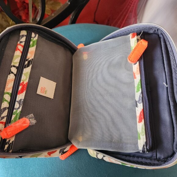 ORLA KIELY ~ Beauty Organizer Cosmetic Bag ~ BIRDS ~ NWOT! - Picture 2 of 4